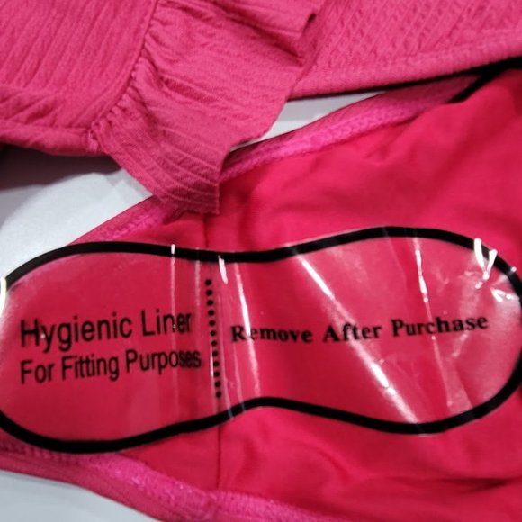 Juicy Couture Ruffle Bikini Bottom Raspberry Flutter Size Large - Picture 6 of 11